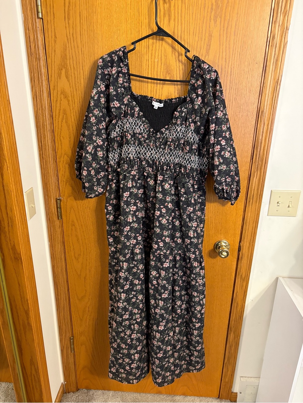Baltic Born Floral Smocked Maxi Dress